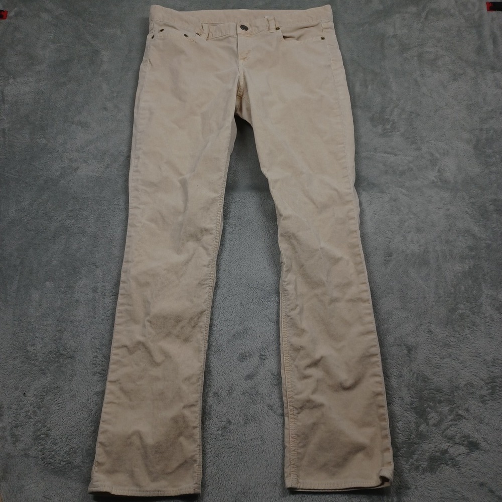 J Crew Jeans Womens 31 Brown Corduroy City‎ Fit Preppy Pockets Cotton